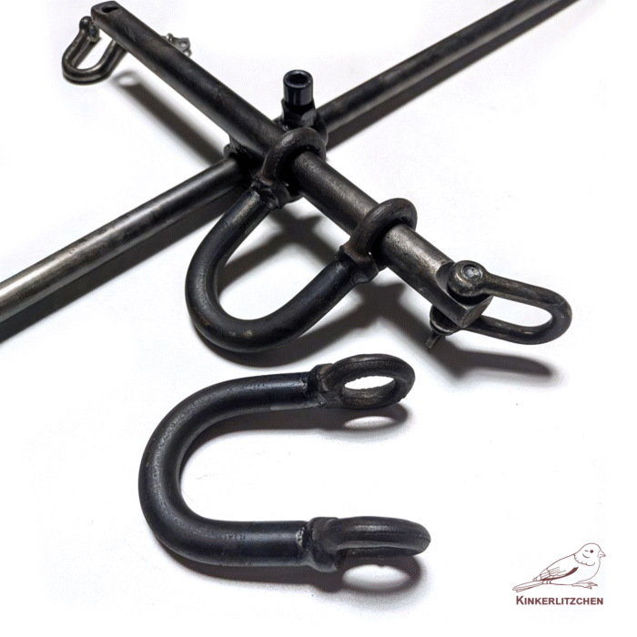 steel bdsm bondage strappado bar or reverse fiddle for forced position