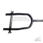 steel bdsm bondage strappado bar or reverse fiddle for forced position