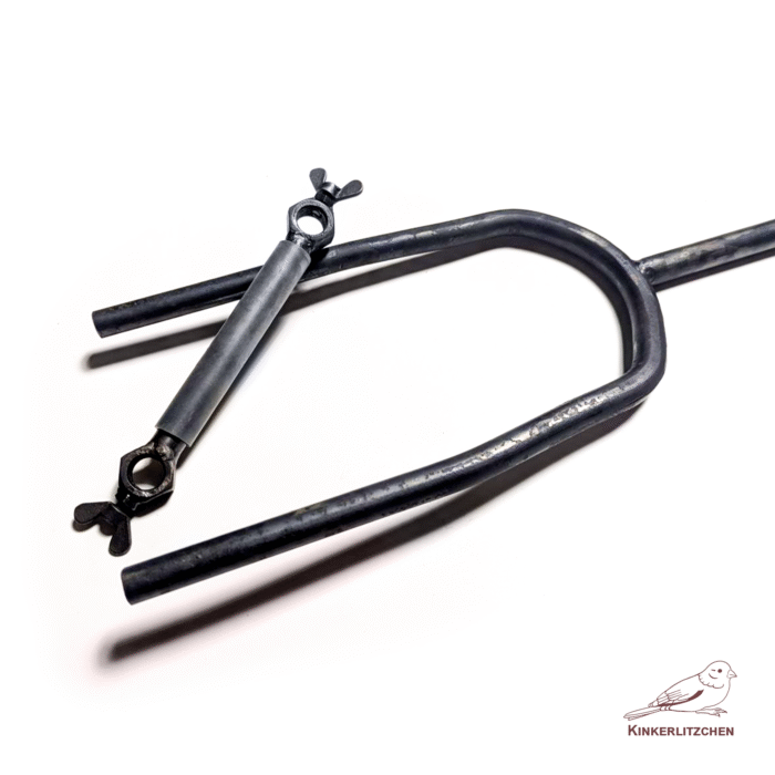 steel bdsm bondage strappado bar or reverse fiddle for forced position