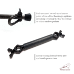 steel bdsm bondage strappado bar or reverse fiddle for forced position