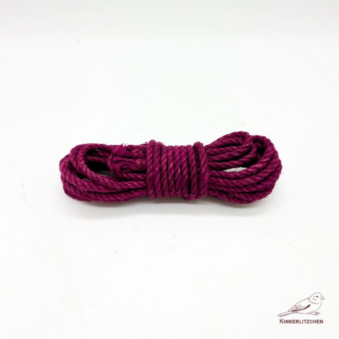 Premium Shibari Hemp Rope - JAM PURPLE - Image 12