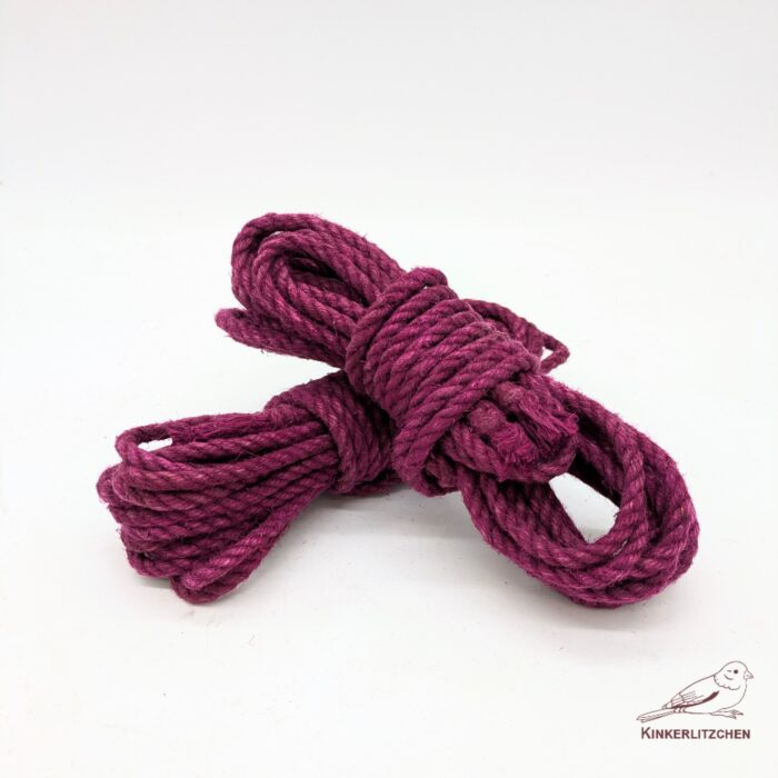 Premium Shibari Hemp Rope - JAM PURPLE - Image 7