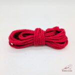 Premium Shibari Hemp Rope - BRIGHT RED - Image 8