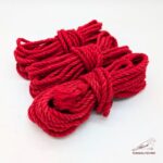 Premium Shibari Hemp Rope - BRIGHT RED - Image 6