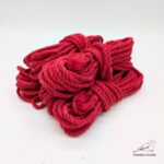 Premium Shibari Hemp Rope - BRIGHT RED