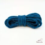 Premium Shibari Hemp Rope - TURQUOISE BLUE - Image 9