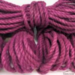 Premium Shibari Hemp Rope - JAM PURPLE - Image 4