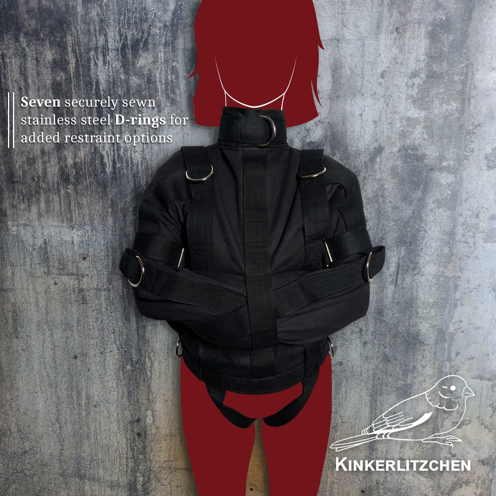 Zwangsjacke_01-text Full Coverage Straight Jacket - Image 1